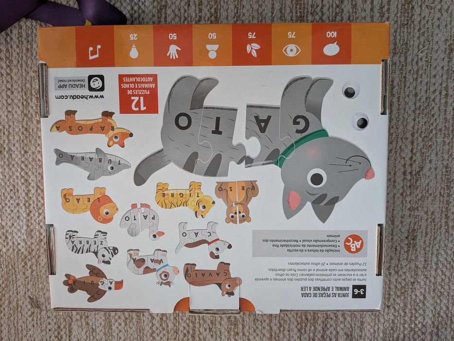 As Minhas Primeiras Palavras"  Headu - jogo educacional