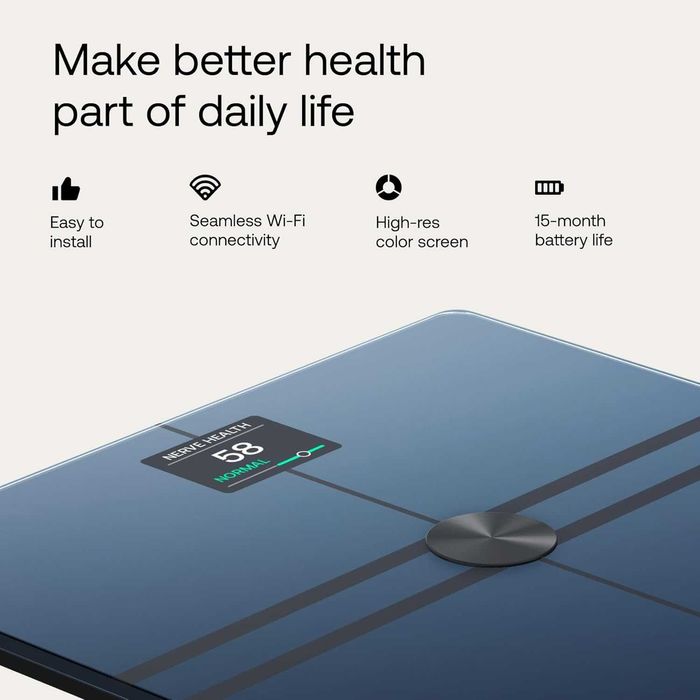 ваги для вимірювання ваги тіла та повного аналізу WITHINGS Body Comp