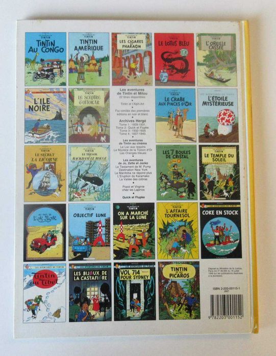 TINTIN (TINTIM) - Objectif Lune (Capa Dura / Casterman)64552190488193121