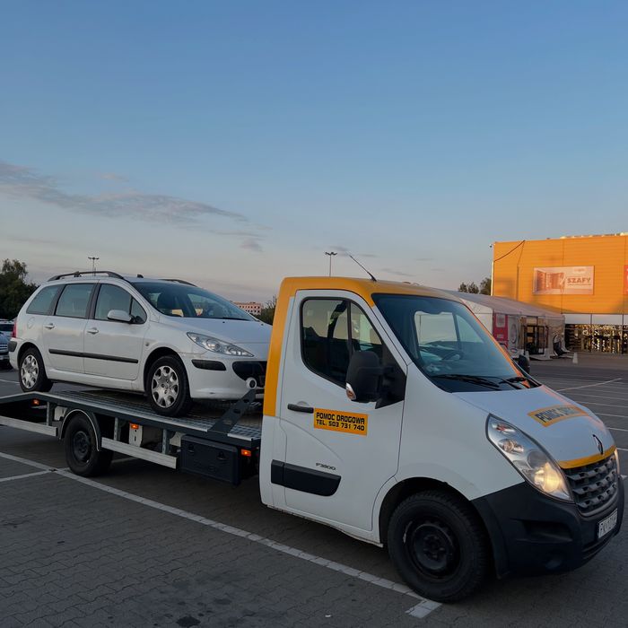 Pomoc drogowa Kalisz – Autolaweta 3.5T TANIO i SZYBKO 24/7