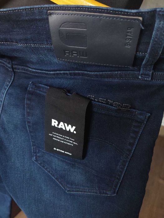 Джинсы G-star Raw jeans Holland w33 stretch navy.