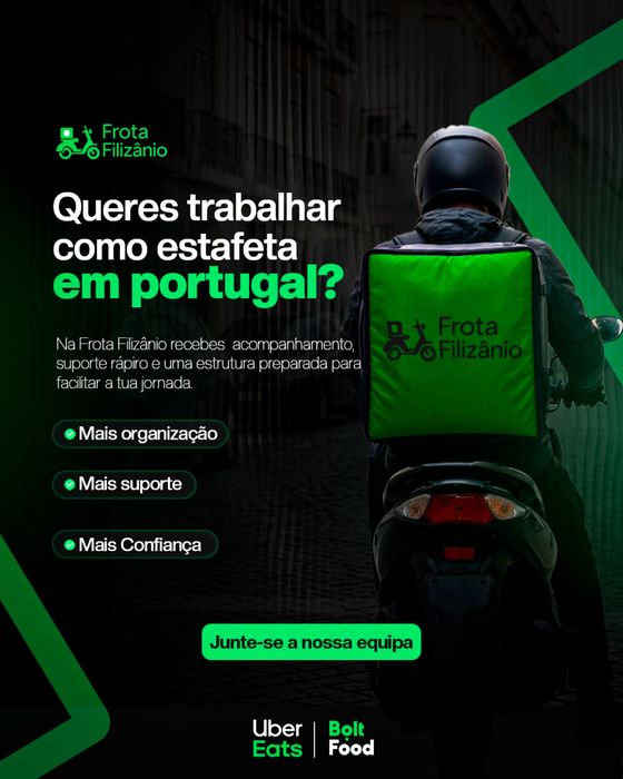 Ativamos Conta Uber Eats e Bolt Food em Lisboa