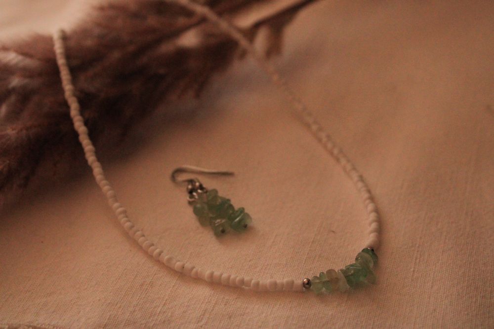 Coleção colar e brincos