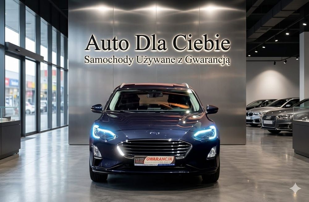 Ford Focus Virtualny Licznik+Lampy Full Led+Aktywny Tempomat-Bezwypadkowy-Gwaranc