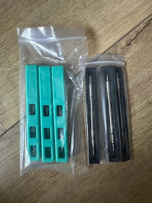 Stacja lutownicza Sugon T21 120W C210 C245 2 kolby 6 grotów NOWA