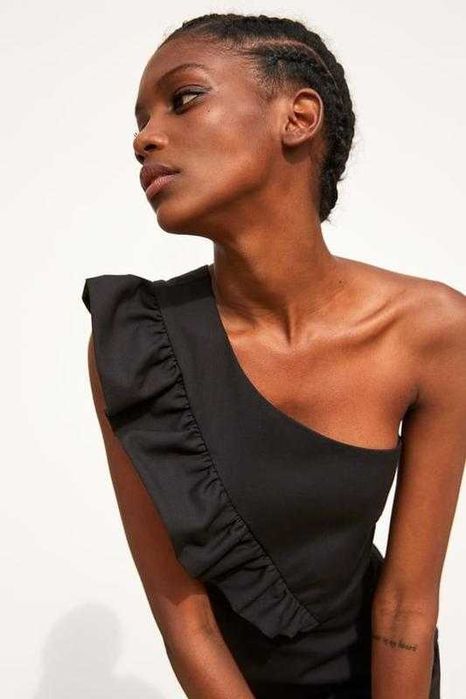 Чорний ромпер плаття Zara