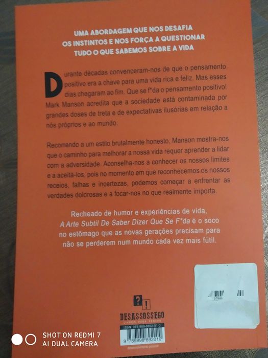 A arte subtil de saber dizer que se f*da