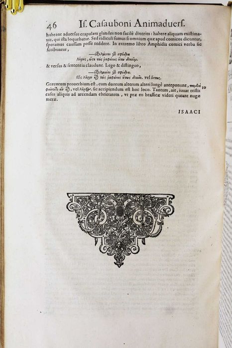 PRECIOSA 1.ª edição do Séc. XVI sobre os clássicos gregos. 1600