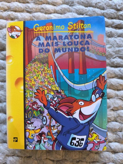 Livro "A Maratona Mais Louca do Mundo" de Geronimo Stilton