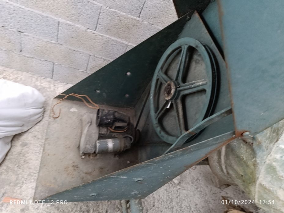 Batoneira a trabalhar bem