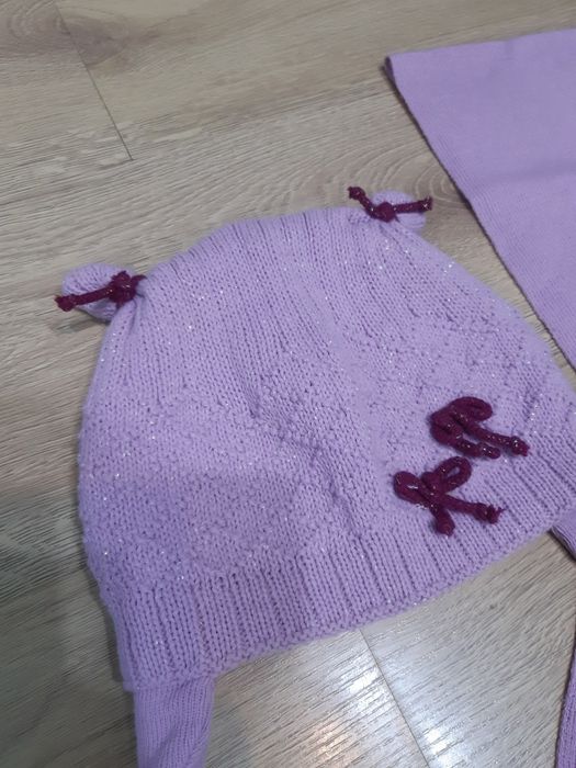 Czapka szalik r. 54 Ajs na zime komplet