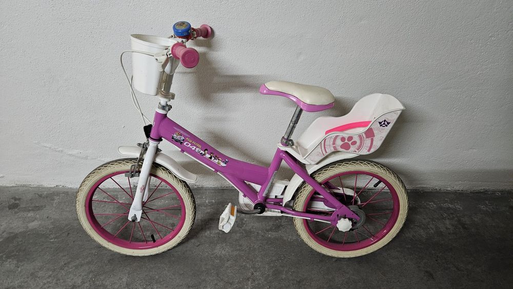 Bicicleta criança Patrulha Pata