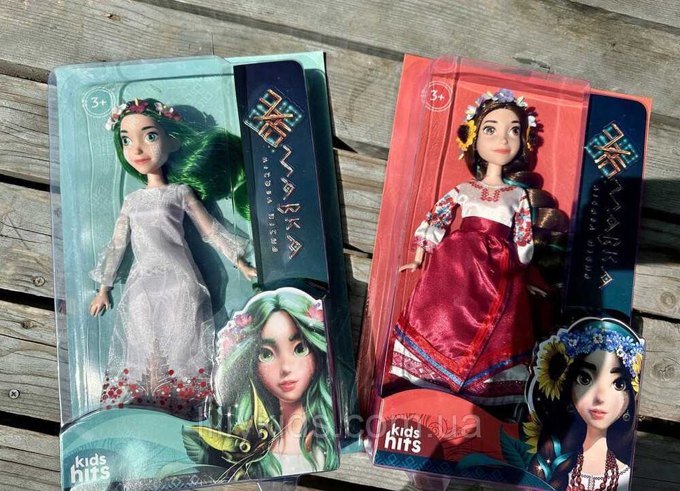 Лялька Мавка MD2201 в білій сукні, бузковій,блакитній, в націон.одязі