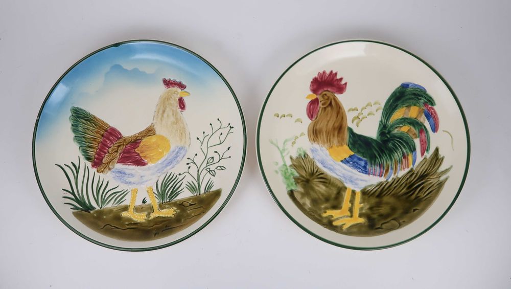 Par de pratos galo - Western Germany - 23 cm