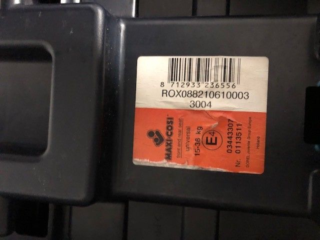 Cadeira Maxi cosi 9-36kg > 12 meses