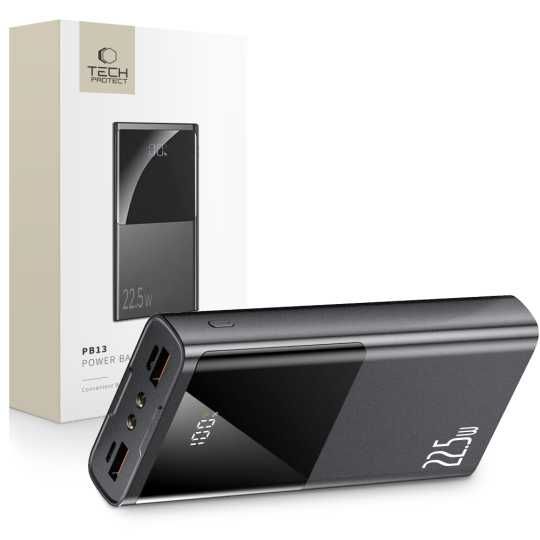 POWER BANK + kabel  USB-A / USB-C 50cm 20000mah Tech-Protect