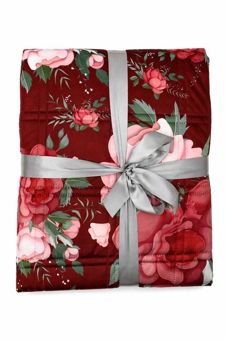 Colcha estampada em Veludo