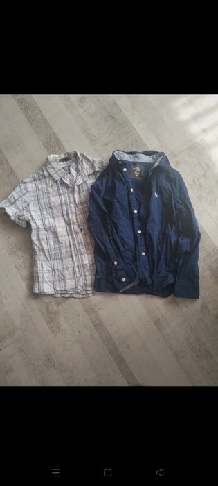 Koszule 134/140 chłopięce