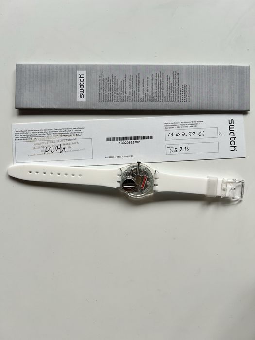 Zegarek dzieciecy Swatch na gwarancji