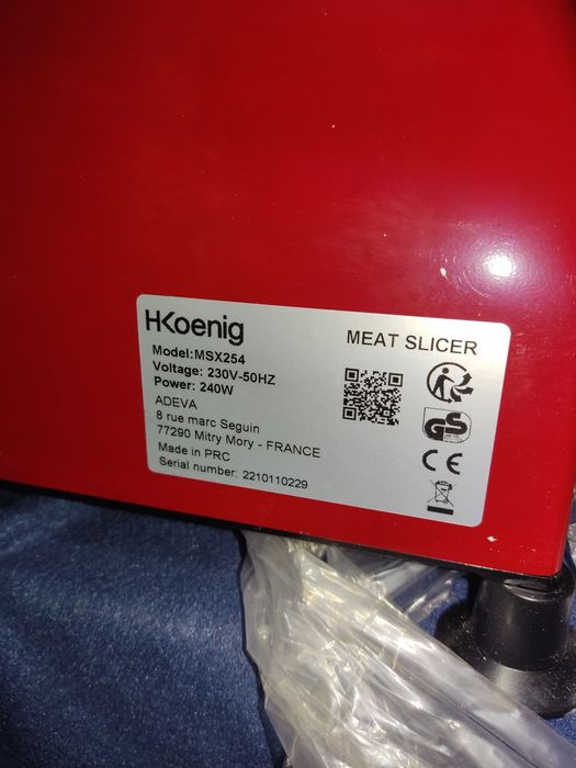 Profesjonalna krajalnica h.koenig MSX254