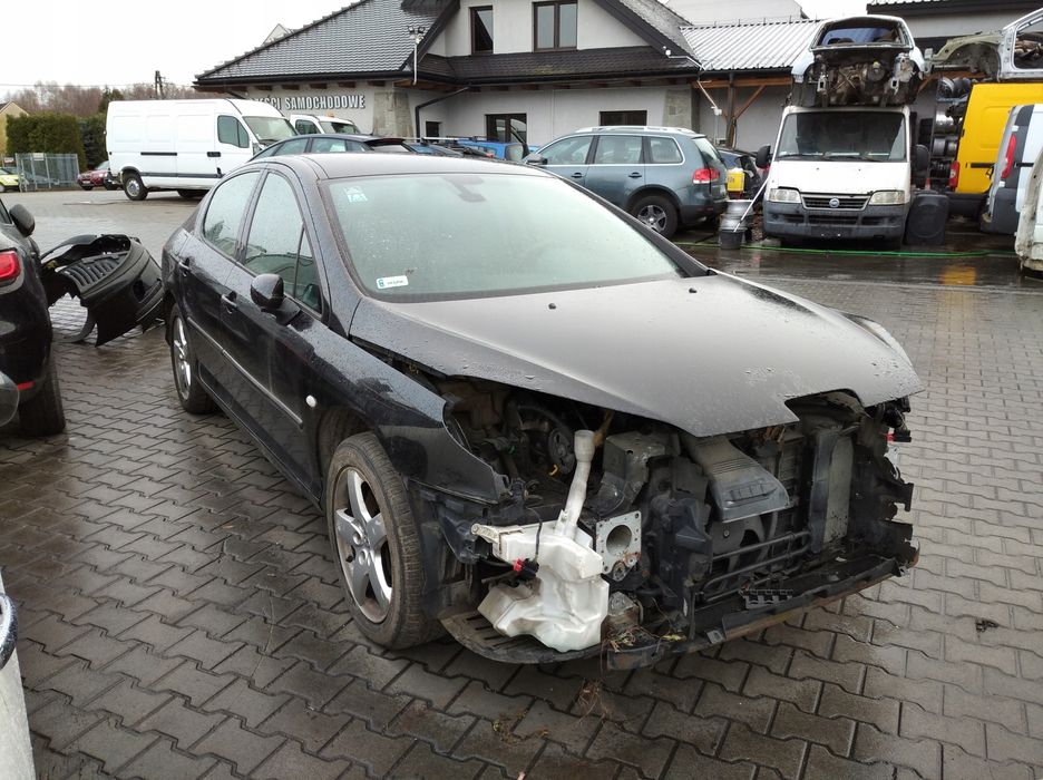 peugeot 407 maska pokrywa silnika czarna exld