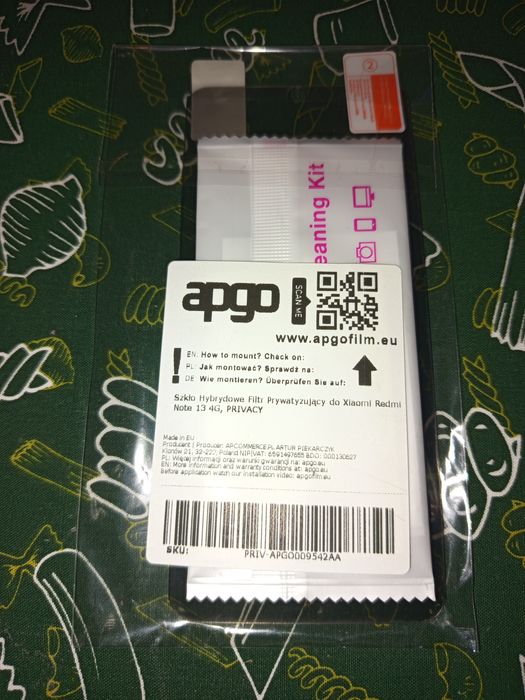 Szkło prywatyzujące ( XIAOMI REDMI NOTE 13)