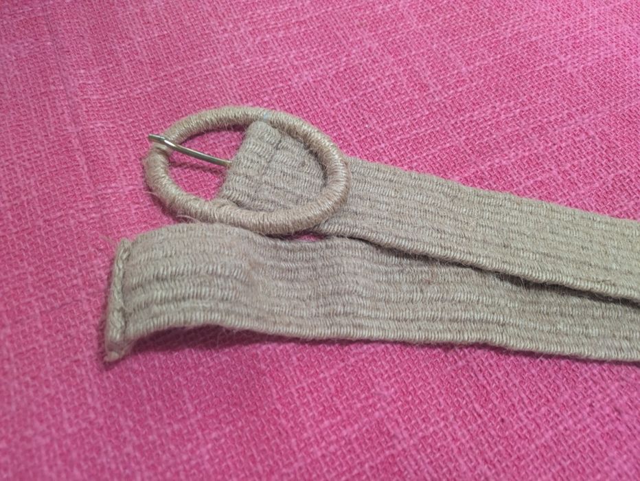 Cinto de ráfia da Zara