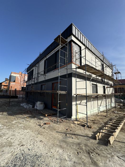 Сучасний котедж Duplex 140м² біля Львова - Панорамні вікна - 3 сотки
