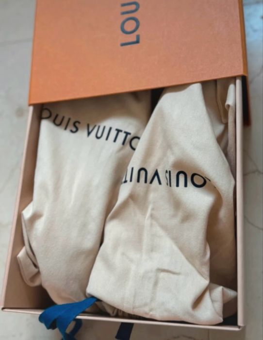 Louis Vuitton nowe, oryginalne, skórzane snikersy 38,5