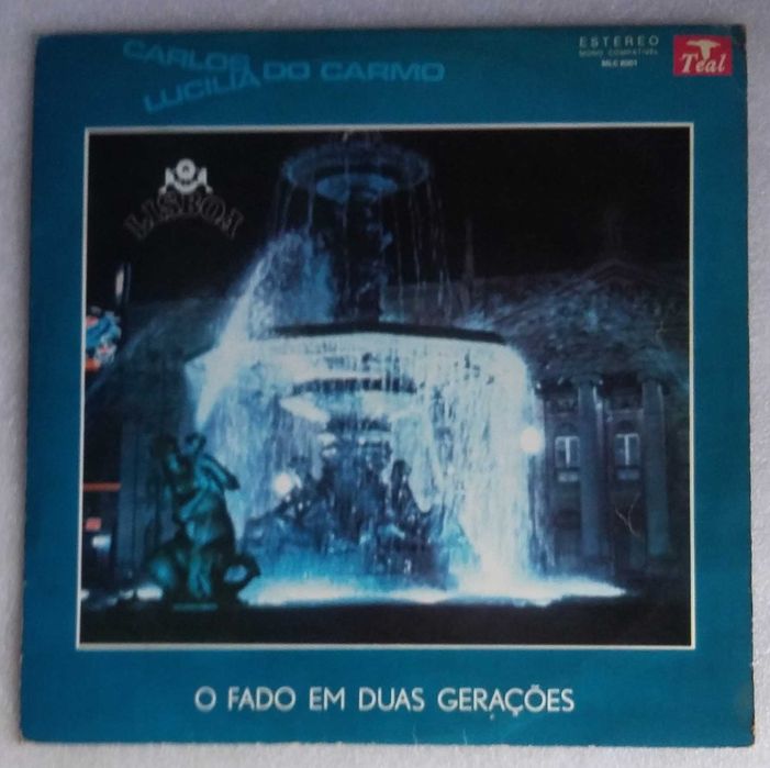 Carlos Do Carmo, Lucília Do Carmo - O Fado Em Duas Gerações  LP - Raro