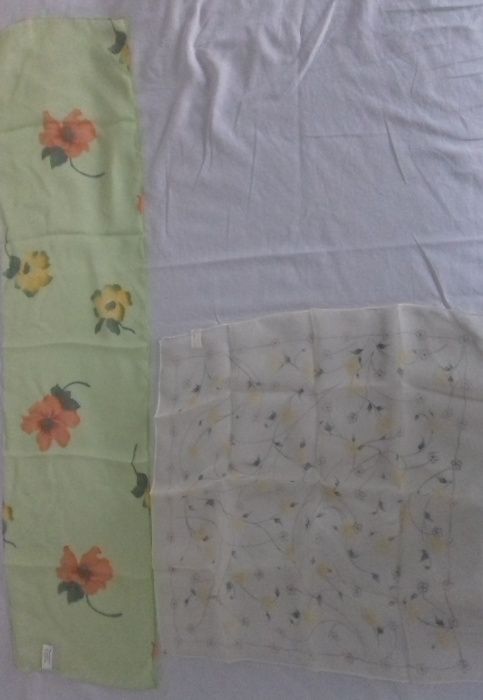 Chusta/szal 95 cm x 24 cm + chusteczka 44 cm x 45 cm -NOWE