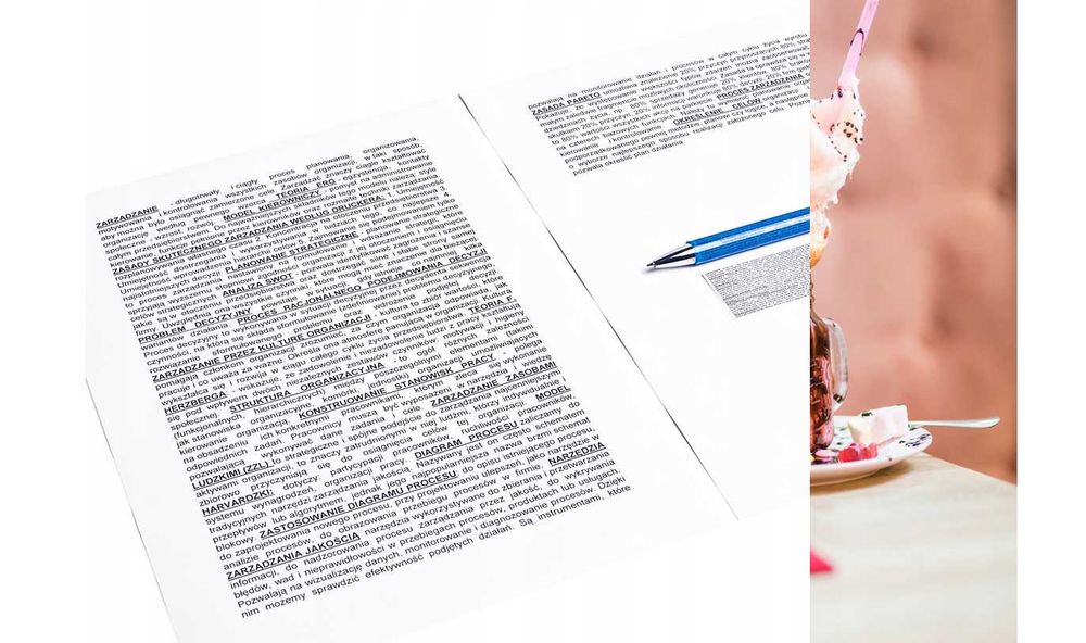 Długopis automatyczny - ściąga - Długopis niebieski