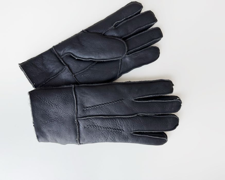 Рукавиці, перчатки  зимові, шкіряні овчина   L 10 , M 9, чоловічі нові