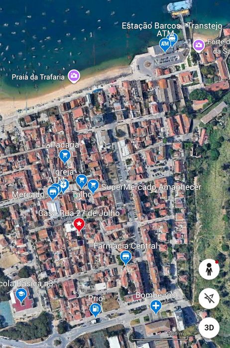 Moradia T2+1 com anexo T1 autonomo com licença de alojamento local | Trafaria, Almada