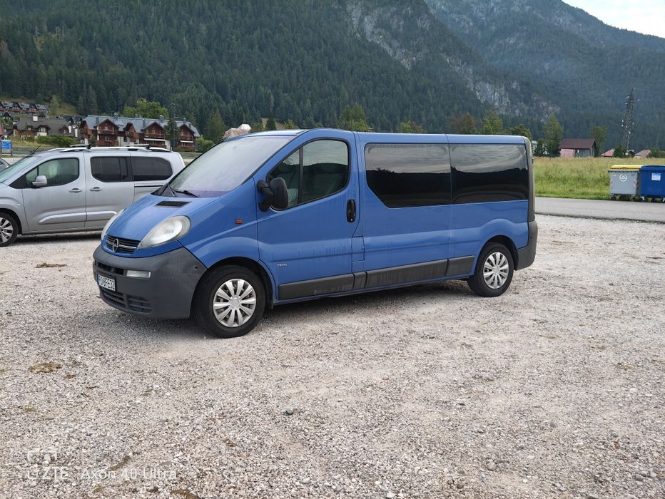 Opel Vivaro 9 osobowy benzyna/lpg