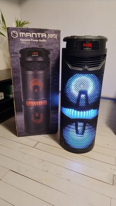 Głośnik Manta Partybox SPK 5029 LED Karaoke Bluetooth