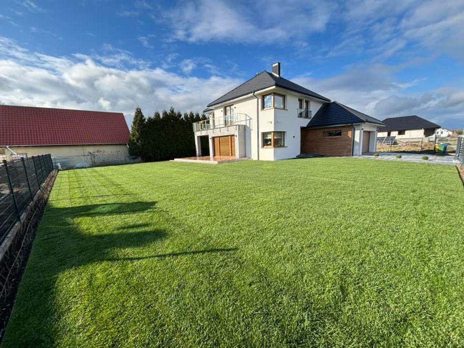 Trawa z rolki, zakładanie trawników, systemy nawadniające, brukarstwo