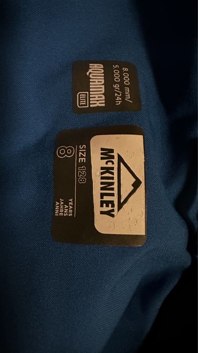 Junior zestaw kombinezon narciarski McKinley+ rękawiczki + komin