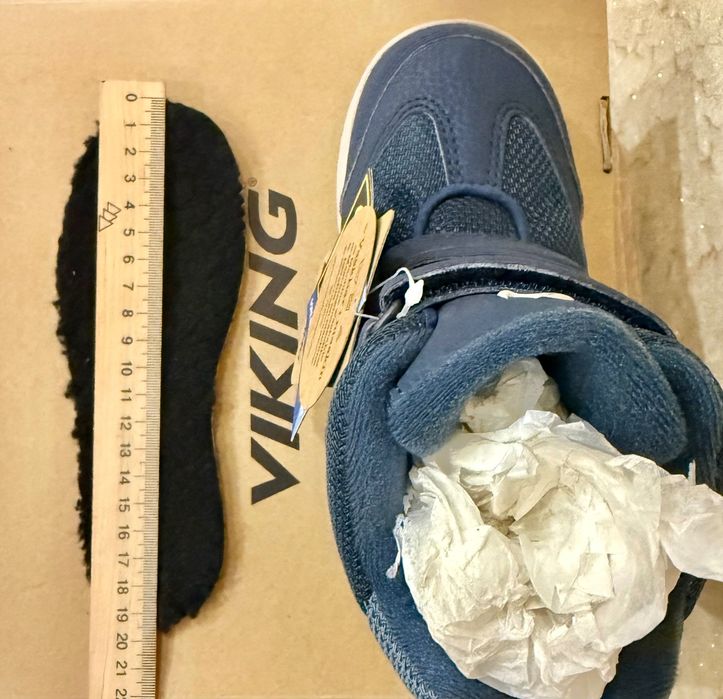 Зимові черевики Viking Gore-Tex 29 р.,устілка 19,4 см,ширина 7 см,нові