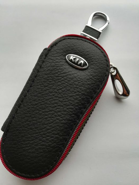 Kia etui pokrowiec na klucze breloczek brelok skóra prezent