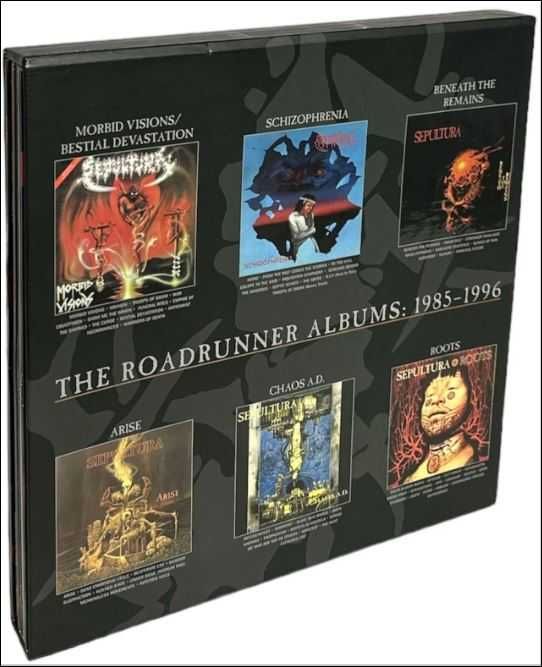 Box Vinil Sepultura – The Roadrunner Albums: 1985-1996 Novo Selado