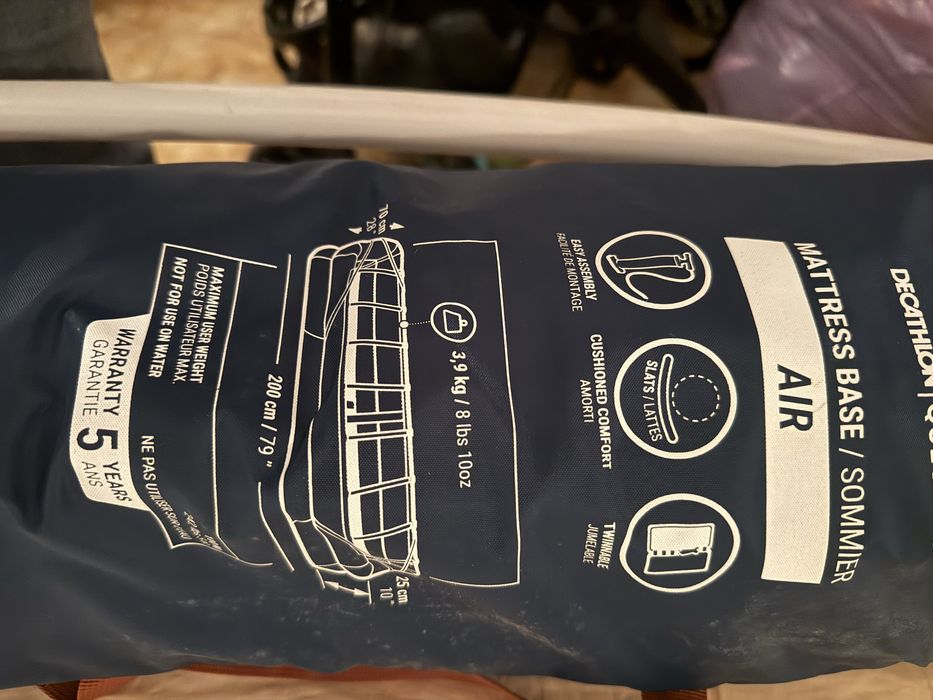 Estrado de colchao de campismo