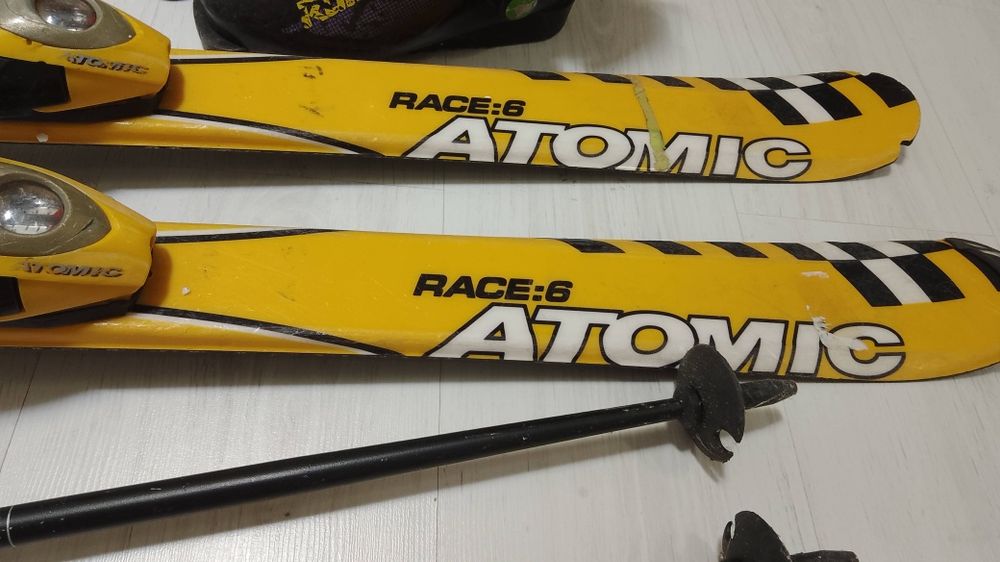 Narty atomic +buty +kijki