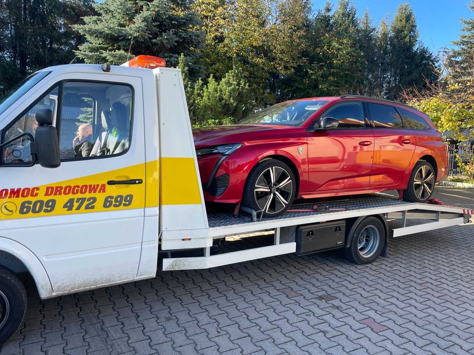 Pomoc Drogowa Laweta Transport maszyn 3,5Tdo 6T. Podkarpackie