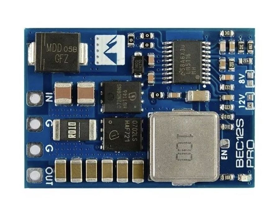 Модуль живлення Matek BEC12S-PRO, 9-55V to 5V/8V/12V-5A