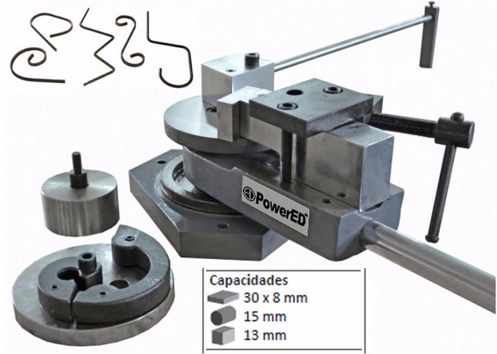 Curvadora Quinadeira Manual curvar dobrar barra e varão de metal AP28