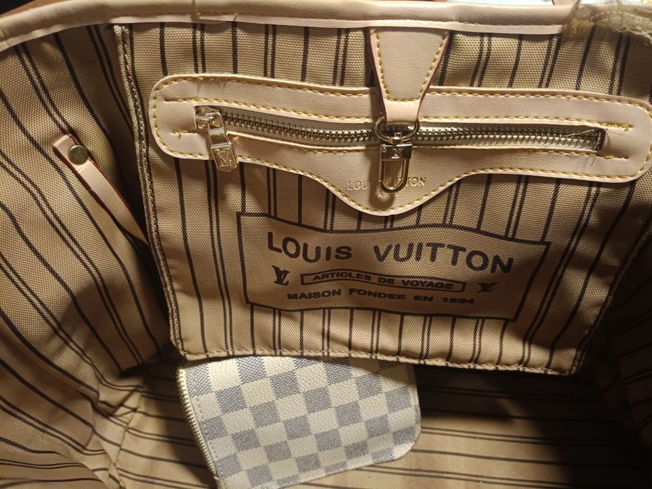 Louis Vuitton Neverfull MM Damier Azur – ORYGINAŁ