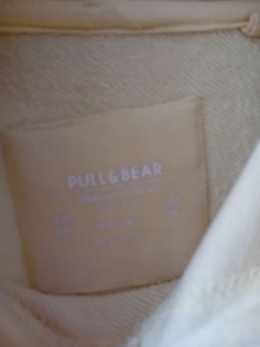 Pull and bear wygodna bluza jasnożółta