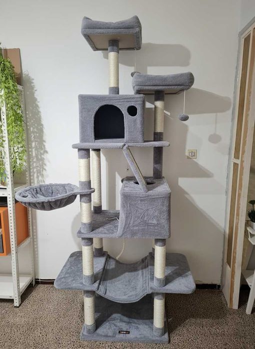 Drapak dla Kota Bardzo wysoki STABILNY i solidny hamak legowisko budka