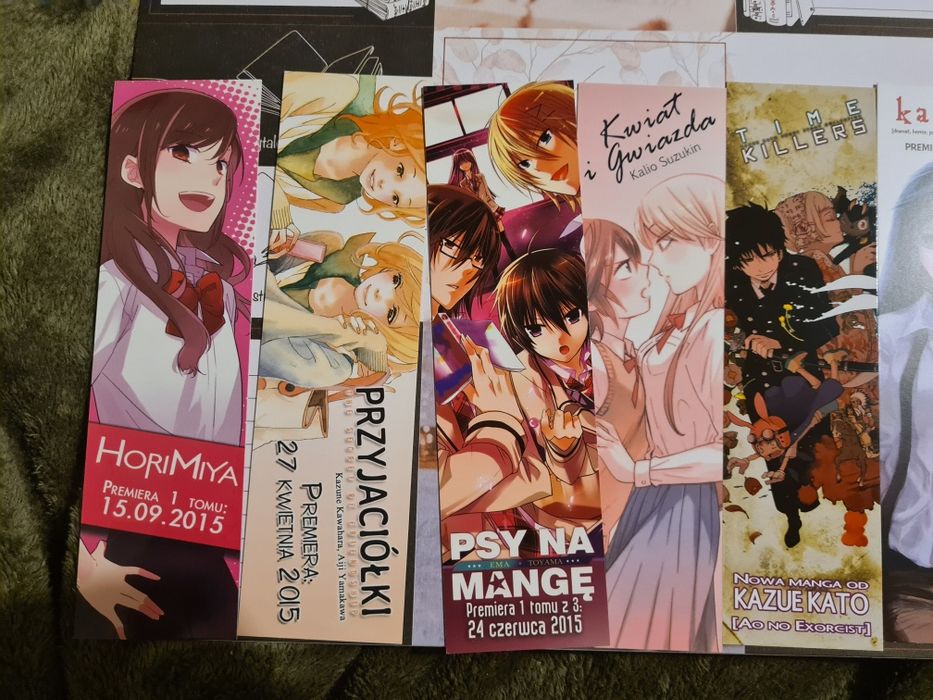 Zakładki z mang Waneko